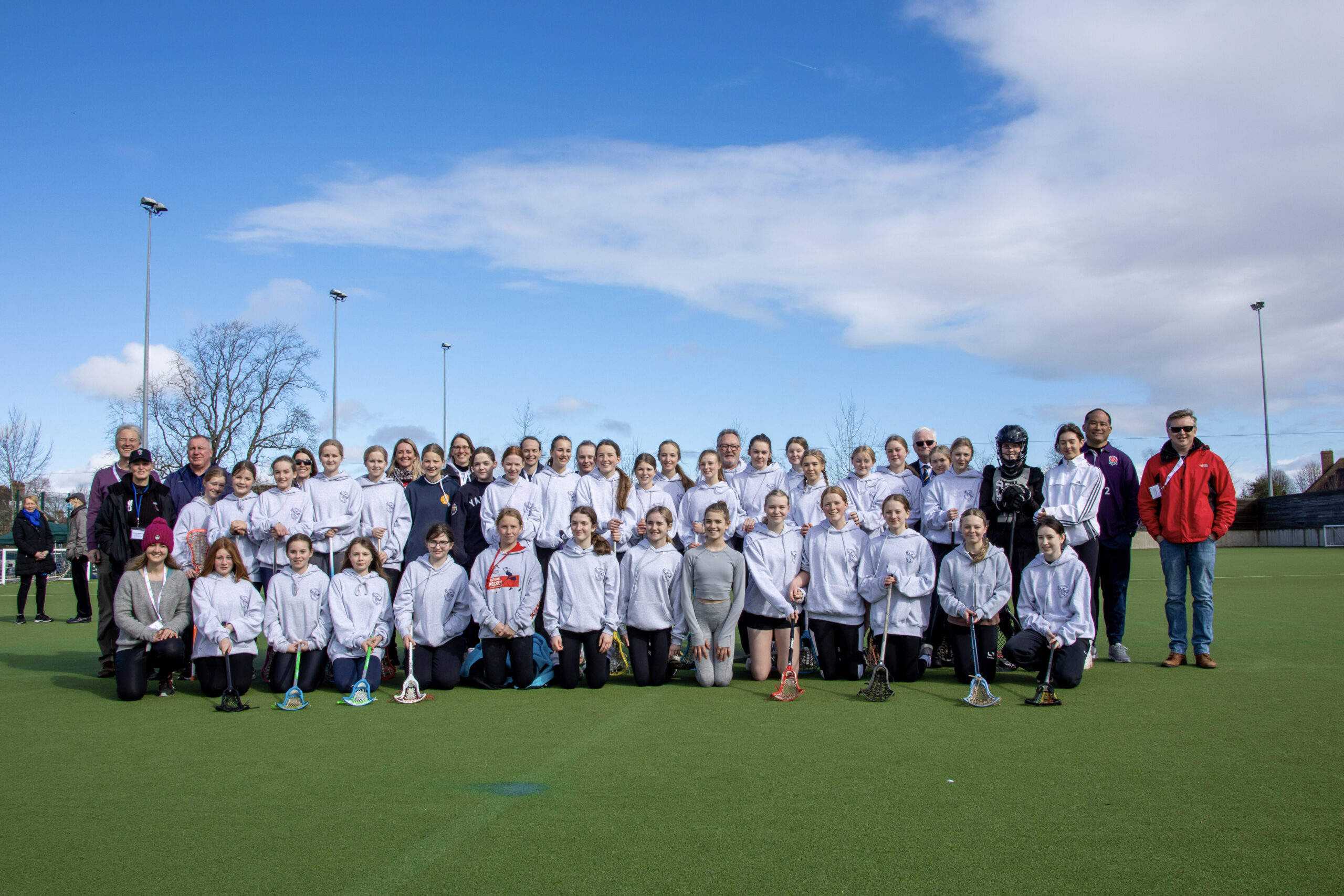 Phoenix Lacrosse Club Launch at St. Bart's School, Newbury.